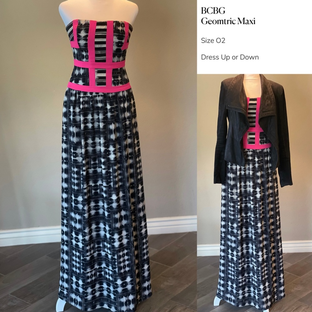 BCBG Geoprint Maxi Size 02